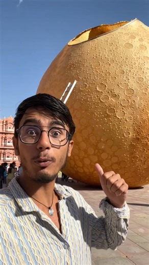 World’s Biggest Pani Puri in Jaipur! 😱 JCB Se Masala Dala #shorts #panipuri #viral