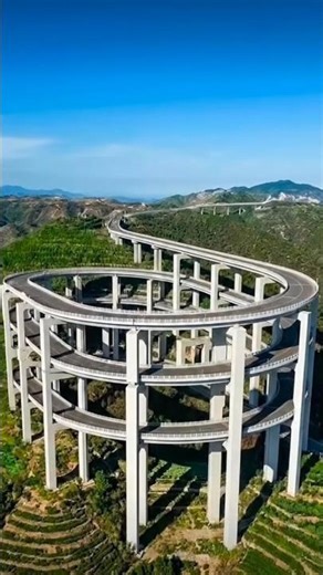 Insane Mountain Highway Bridge 😱 #shorts #ai