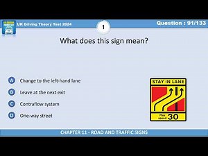 Driving Safely in Contraflow Systems | UK Driving Theory Test