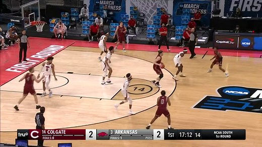 Colgate vs Arkansas: Extended highlights from 2021 NCAA tournament