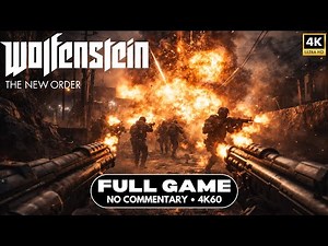 Wolfenstein: The New Order Full Campaign (PC) – 4K 60FPS Ultra Settings | No Commentary