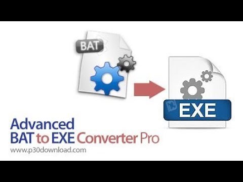How to convert .bat file to executable program(.exe)