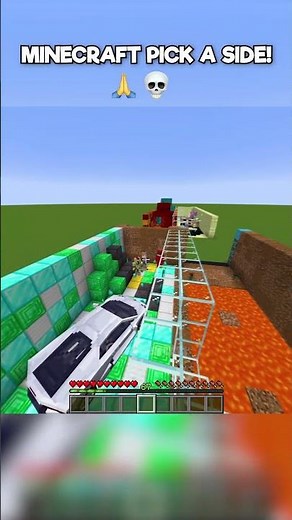 Pick The SIDE In Minecraft 😭🙏