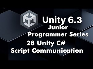 28 Unity C# Script Communication | Controlling Game Flow with Game Over Logic
