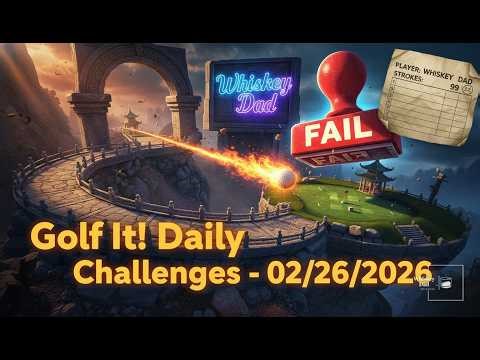 Golf It! Daily Challenges - Jade Temple Grinds My Gears - 02/26/2026
