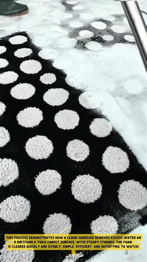 Carpet Foam Removal using Floor Squeegee Tool – Good Tools and Machinery in Daily Work