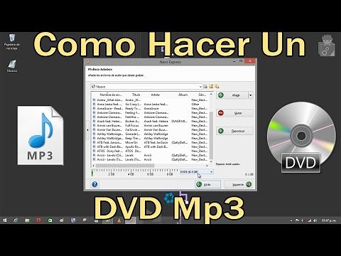 Como grabar o hacer un DVD Mp3