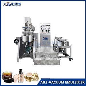 [Hot Item] Homogenizer Mixer with Agitator Tank for Making Liquid Soap Shampoo Lotion Gel Electricity/Steam Heating Mixing Machine