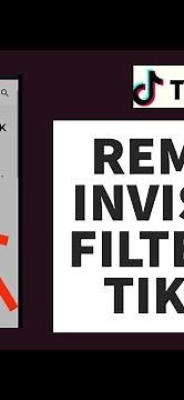 How To Remove Invisible Filter In TikTok (2023) |
