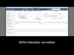 iMikel-Tutorial: Bankverbindung mit SEPA-Mandat eingeben