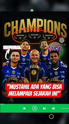 A NEW HISTORY IS FINALLY MADE! PERSIB COMPLETES THE FIRST EVER LEAGUE HATTRICK IN THE MODERN ERA