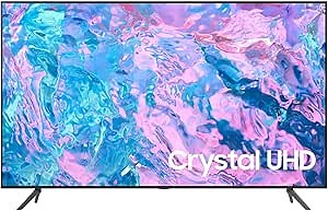 SAMSUNG 70-Inch Class Crystal UHD CU7000 Series PurColor, Object Tracking Sound Lite, Q-Symphony, 4K Upscaling, HDR, Gaming Hub, Smart TV with Alexa Built-in (UN70CU7000, 2023 Model)