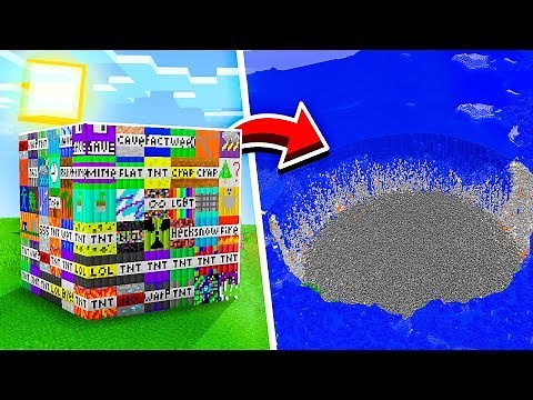 WORLDS STRONGEST TNT EXPLOSION EVER ON MINECRAFT! (INSANE)
