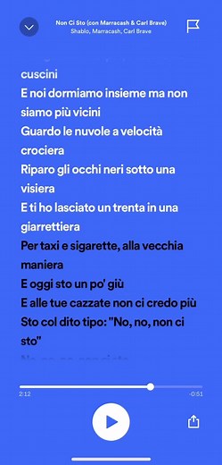 Non ci sto - Carl Brave, Marracash, Shablo