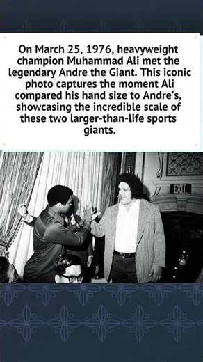 Muhammad Ali vs. Andre the Giant (1976) 🥊🤝
