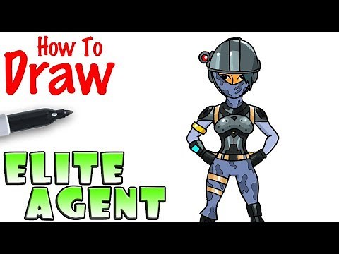 How to Draw the Elite Agent | Fortnite