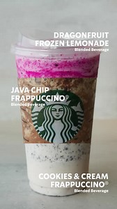 Solo puedes escoger una, ¿cuál es la tuya? 🍪 Cookies & Cream Frappuccino® 🍫 Java Chip Frappuccino® 🍋 Dragonfruit Frozen Lemonade #StarbucksPR | Starbucks Puerto Rico
