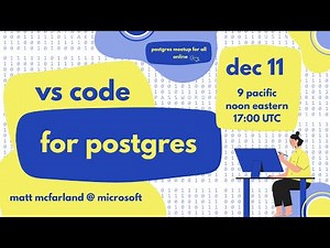 VS Code for Postgres