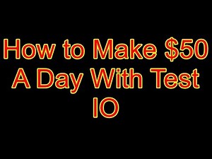 How to Make $50 A Day With Test IO | test io quiz answers | test io payment proof