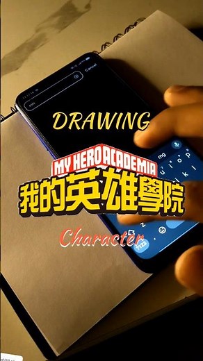 Drawing My Hero Academia Characters In My Style 👺#sketch #anime #drawing