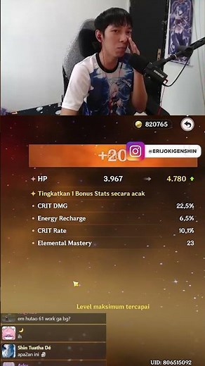 Artifact CV 50 is Rill #genshinimpact