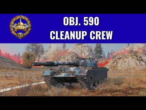 Object 590 - High Caliber Cleanup Crew on Karelia!