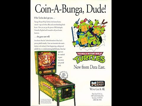 Teenage Mutant Ninja Turtles Pinball! (Data East 1991)