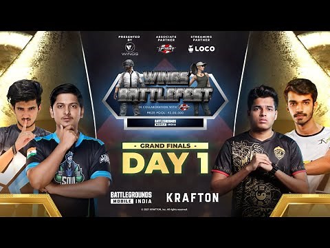 Wings BattleFest Grand Finals Day 1 | Upthrust x Wingslifestyle | Feat:- SouL,GodL,PVxIND,OR,8BIT