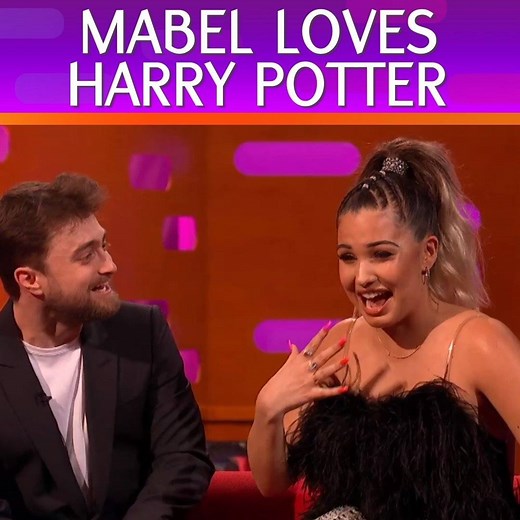 Mabel, crowned Female Solo Artist at the 2020 Brit Awards, can't help but fangirl over Daniel Radcliffe! | The Graham Norton Show