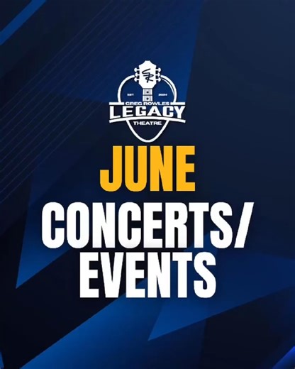 June is heating up at Greg Rowles Legacy Theatre! Experience a month full of unforgettable performances, from nostalgic tributes to high-energy concerts. Don't miss your chance to be part of the magic this summer! 🎤🌟 🎟️ GET TICKETS: ☎️ 843-663-3600 💻 https://bit.ly/3SogrqD | MyrtleBeach.com