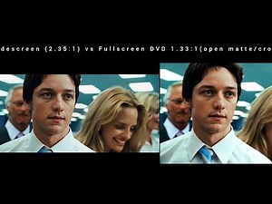 Wanted (2008) Widescreen Vs Fullscreen DVD Opening scene