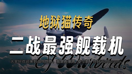 F6F “地狱猫”：量身定制的二战最强 “猫” 式战机