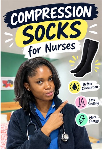 Compression socks at work: Moderate 20–30 mmHg benefits for nurses