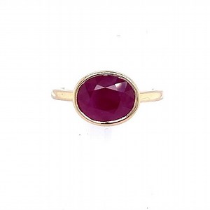 Natural Ruby Ring 6.5 14k Yellow Gold 4.51 TCW Certified $2,950 221352