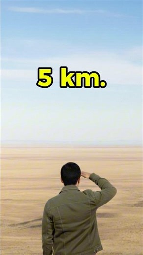 Si la Tierra fuera Plana ¿Qué tan lejos podrías ver?