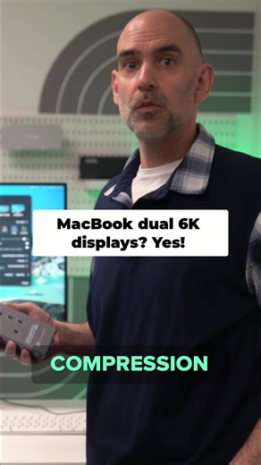 Dual 4K 144Hz monitors on a base M4 MacBook Air. No drivers. No compression. No lag. Just plug in and get to work. 🖥️🖥️ This isn't gated to the MacBook Pro — base M4 and M5 chips in the MacBook Air can run dual displays up to 144Hz through the Plugable TBT-UDH2. We've genuinely come a long way. 🔗 Link in bio → Plugable TBT-UDH2