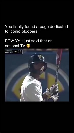 Iconic Bloopers | Live sports broadcasting leaves no room for edits, which is why commentator bloopers spread so quickly. Whether it’s a misread play, a... | Instagram