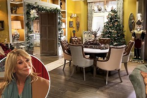 First look at new Emmerdale Home Farm set as it's decorated for Christmas