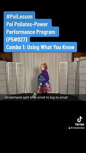 Poi Poilates-Power Performance Program (P5#027) lesson 27: Combo 1: Using what you’ve learned. ✨ P5 is a series of short self study lessons made for those with no/little experience wanting to increased upper body strength, core stability, & endurance while learning choreography. LinkTr.ee/PoiPriestess ✨ #Templeofpoi #poi #poitips #beginnerpoi #WomenOfPoi #poibeginner #poidance #poiflowartist #poitheory #practicemakesprogress #poilessons #poitutorial #foreverstudent #womenownedbusiness | Temple o