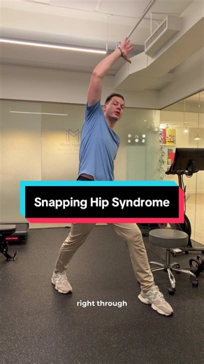 There can be a lot of causes of hip popping but this is one of the more common with this movement. If the popping doesn’t respond to the movements for the hip flexor and especially if the popping is painful then it’s time to get it looked at by a medical professional. #physicaltherapy OP: @fit.w.og