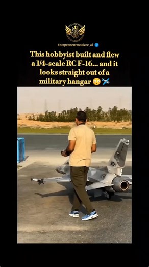 Business | Technology | Al on Instagram: "This isn’t a toy. It’s a precision aircraft built with zero margin for error. ⚙️🔥 High-end 1/4-scale RC jets like this are engineered using carbon fiber, composite skins, aluminum spars, and full turbine propulsion — not electric motors. The engine alone is a real jet turbine, capable of pushing speeds beyond 200+ mph depending on setup and conditions. Advanced flight control systems integrate gyroscopic stabilization, live telemetry, and fully programm
