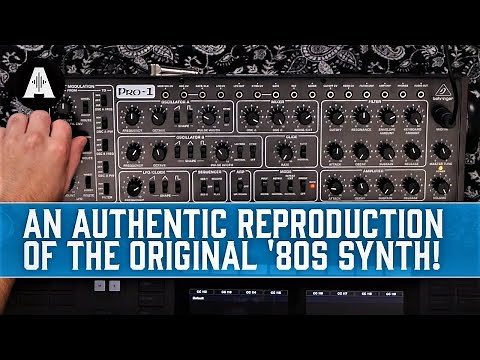 Behringer Pro-1 Analog Desktop Synthesizer | An Authentic Reproduction Of The Original '80s Synth!