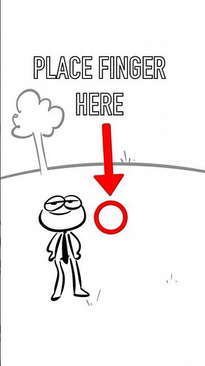 PLACE FINGER HERE 😝 (Animation Meme) #shorts