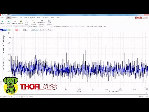 OSA Spectrometer Software Quick Start
