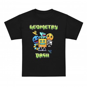 Kids Geometry Dash T-shirt - Etsy