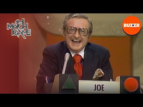 JOE FLYNN Gets a Good Laugh When He Matches With a Contestant! | Match Game 1974