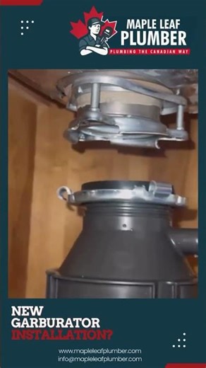Plumbing Professionals for Garburator Installation | Maple Leaf Plumber #emergencyplumbing #plumber