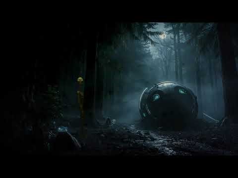UFO Crash in the Rain | Peaceful Sci-Fi Rain Ambience for Sleep, Meditation & Focus (11 Hours)