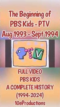 The Beginning of PBS Kids - PTV 1993-1994 #pbs #pbskids #sesamestreet #ptv #readingrainbow #1993