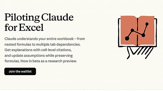 Anthropic、生成AI「Claude」をExcelに統合──分析・説明・編集を自動化する新アドインを発表 | Ledge.ai